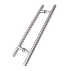 Premium straight pull handle, Ø 25 mm, stainless steel AISI 316